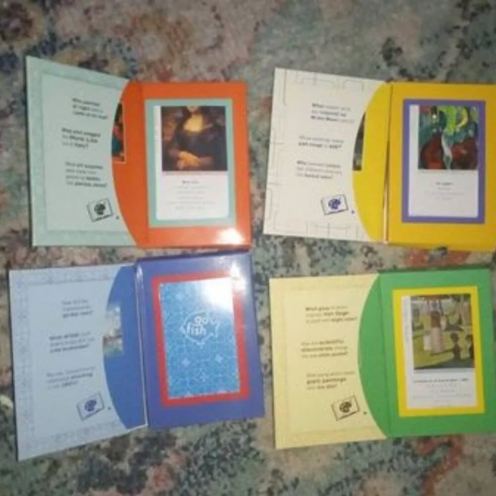 4 Sets Artist Go Fish Game Learning Homeschool